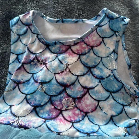 Colorful Mermaid Dress for Kids - Picture 2 of 8